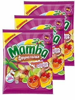 Мамба фрукты и йогурт