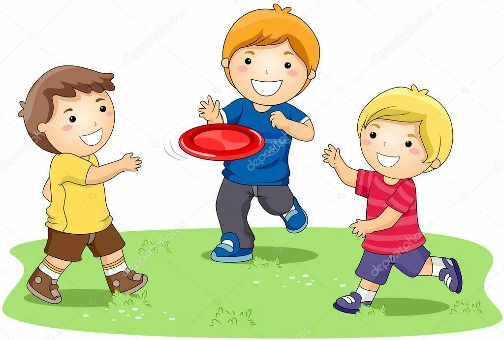 I can play with my friends. Картинки с детьми играющими в подвижные игры. Иллюстрации играющих детей. Игры на свежем воздухе рисунок. Картинка играющих детей для детей.