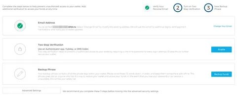 Verify your wallet