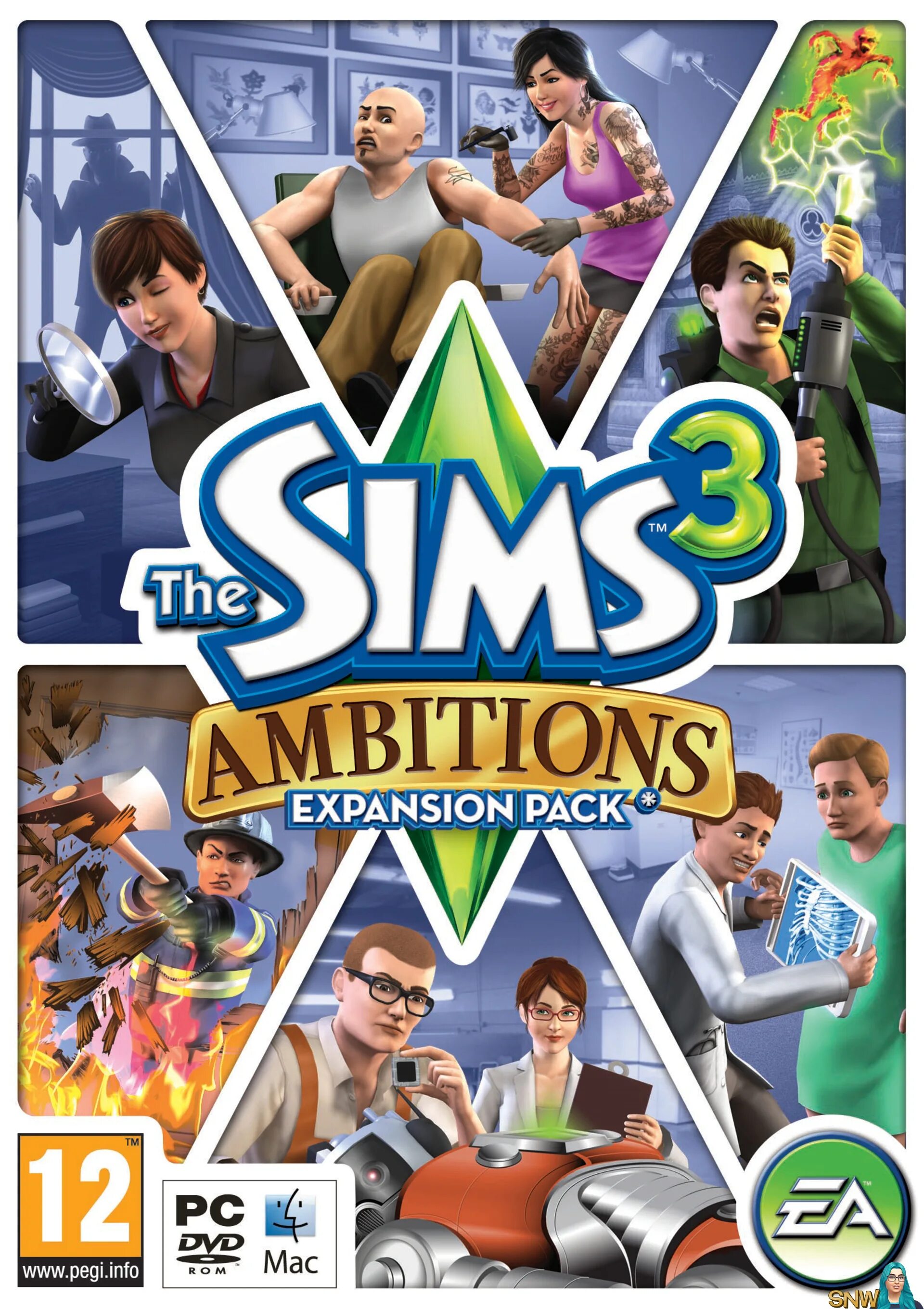 The SIMS 3 карьера. Симс 3 дополнения диски. SIMS 3 Ambitions. Симс 3 карьера дополнение. Дополнения к симс 3