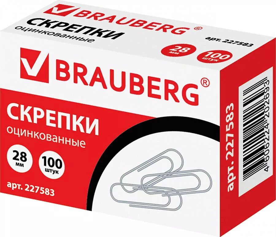 Скрепки оцинкованные. Скрепки 28мм (100шт/уп) BRAUBERG золото. Скрепки БРАУБЕРГ 28. Скрепка 50мм BRAUBERG. Скрепки BRAUBERG 28мм омедненные.