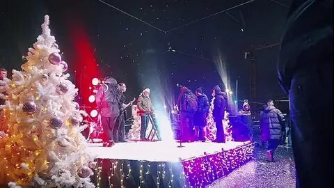 Пливе кача новогодний