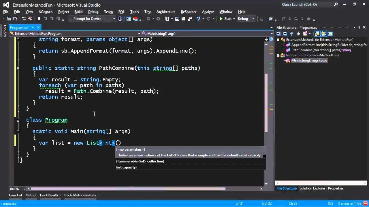 Методы c#. Методы расширения c#. Visual Studio методы c#. Простые методы c#. Params object