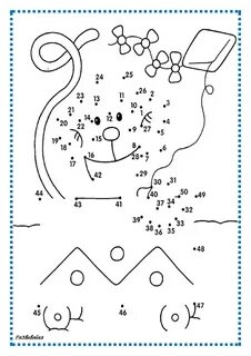 Ра3вивайка: Рисуем по цифрам от 1 до 50