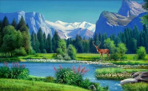 Рисунок картина пейзаж