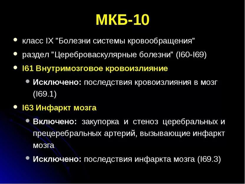 Код мкб i 69.3