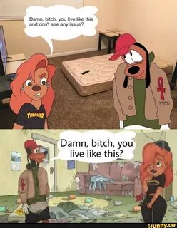 Damn bitch u live like this?