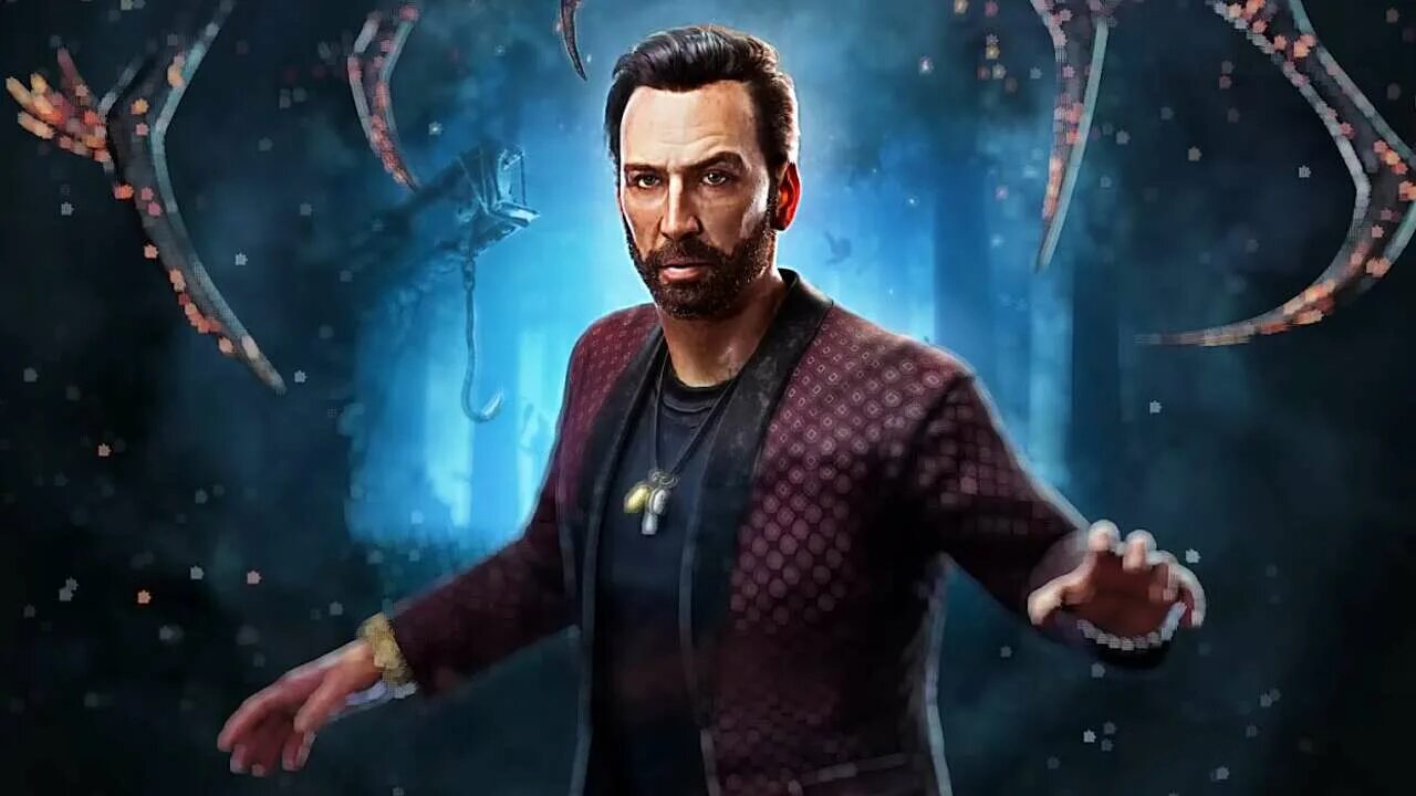 Кейдж маньяк. Николас кейдж dead by daylight. nicolas cage dbd. daylight игра.