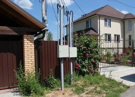 Подача электроэнергии на участок