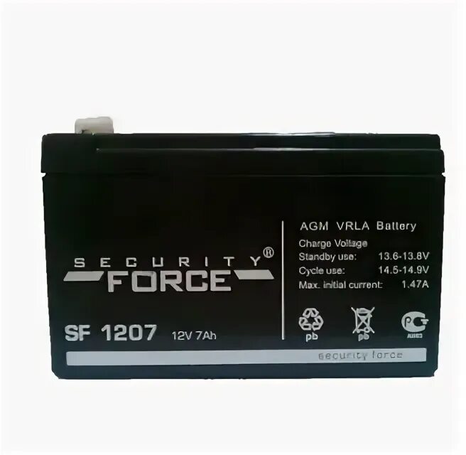 Батарея аккумуляторная sf1207 12b 7ач. Аккумулятор security force sf1207 характеристики. Security force sf 1207 12v. Аккумуляторная батарея security force sf 1207. Аккумуляторная батарея security force sf 1207.