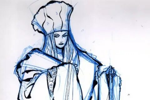 Рисунок снежной королевы