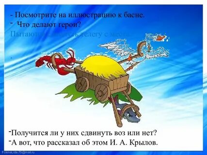 Крылатое выражение лебедь рак и щука