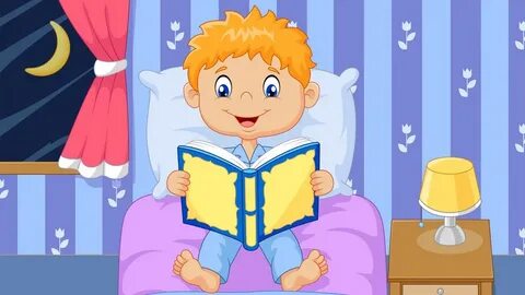 He reads in the morning