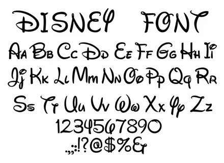 Disney Ariel Font