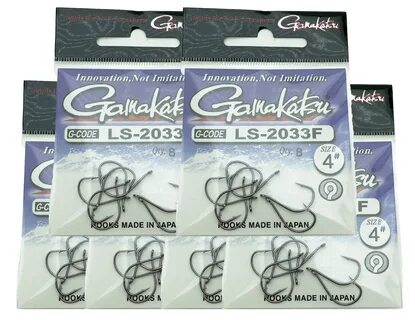 Крючки gamakatsu размеры