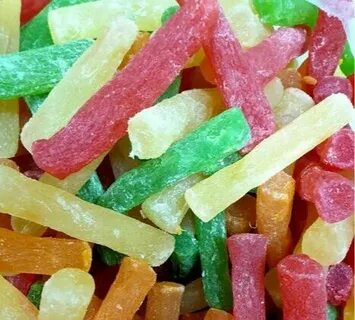 Цукаты кубиками из чего делают