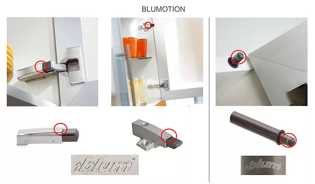 BLUMOTION от Blum. Поддельная фурнитура Блюм.