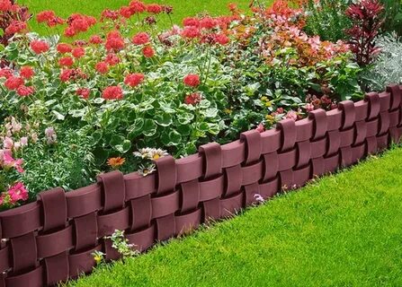 Бордюры для грядок из пластика