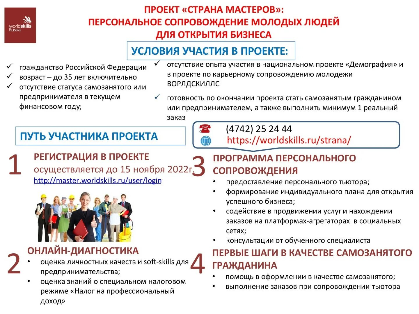 Цель проекта государство для людей Примите участие в проекте "Страна мастеров"