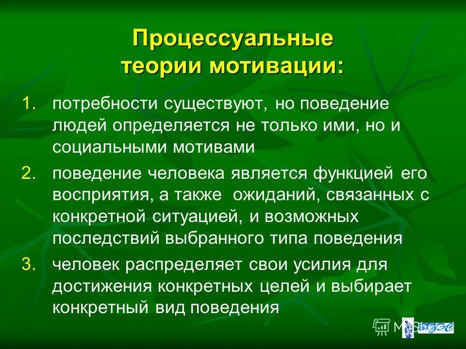 Теория мотивации поведения