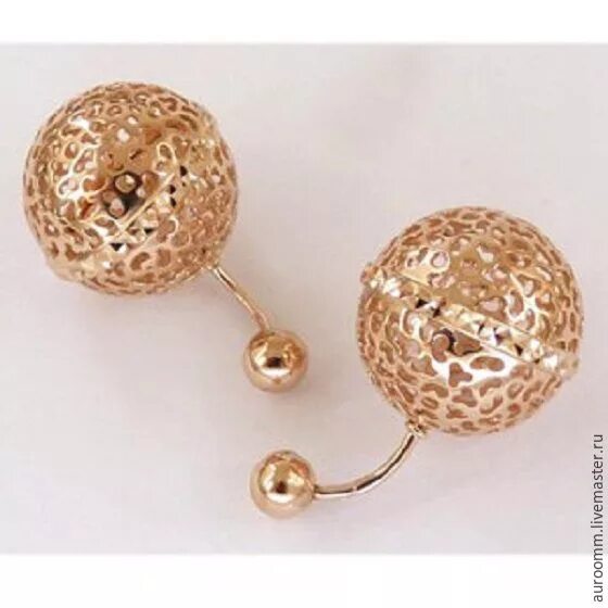 Серьги шарики из золота 2700917 228276 купить по цене от 36000 руб. в интернет-м - Товар на картинке можно купить.