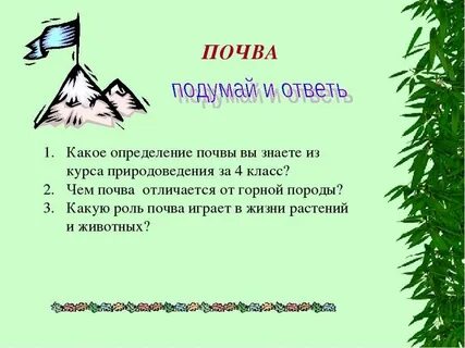 Понятие и определение почвы