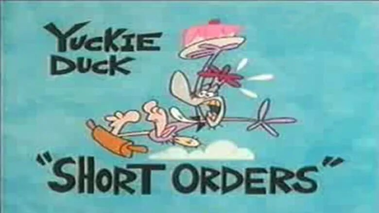 Short order. What a cartoon 1995. What a cartoon hard luck Duck. Shorts with Ducks Piyo.