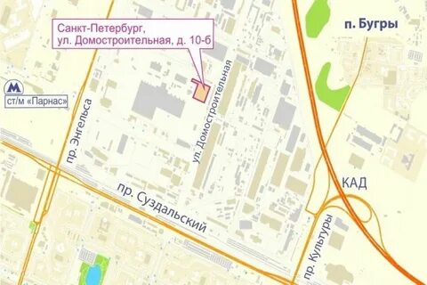 Домостроительная улица санкт петербург