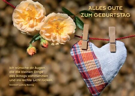 Alles Gute und Liebe im neuen Lebenjahr. 