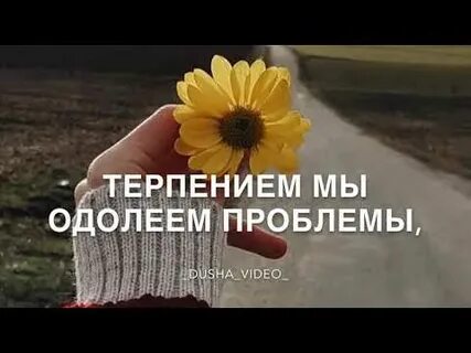 Терпением мы одолеем грусть трудности улыбкой