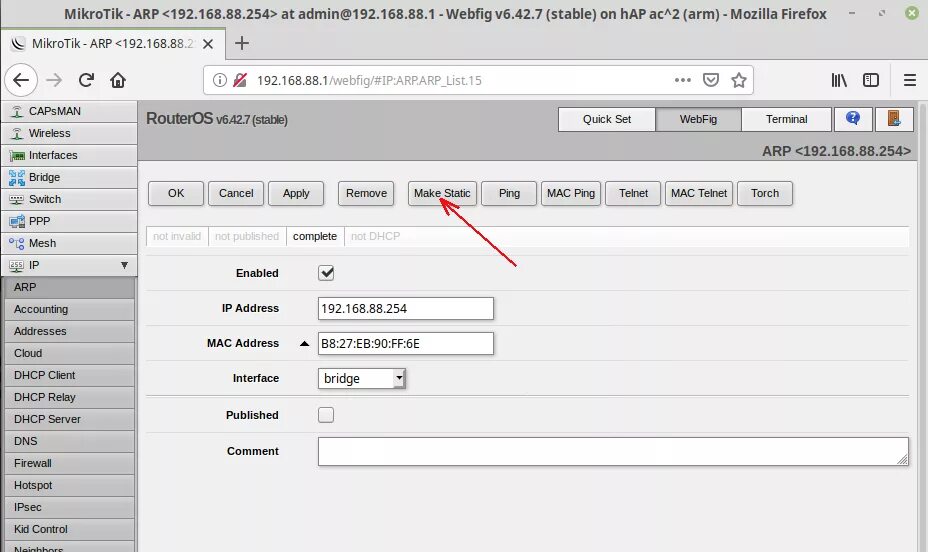 Mikrotik list. Mikrotik list
