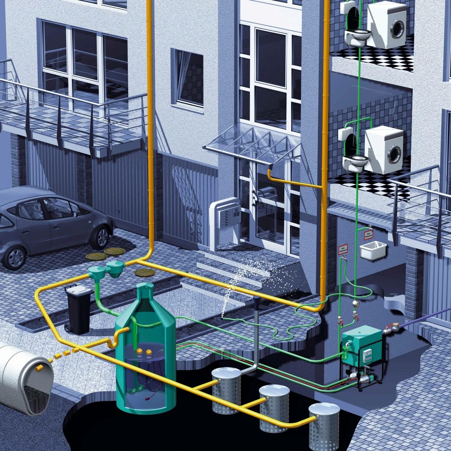 Схема устройства внутридомовых систем водоотведения (канализация). Проектирование инженерных систем. Внутренние сети водоотведения. Система устройства системы канализации в многоквартирном доме. Канализация проектирование систем канализации.