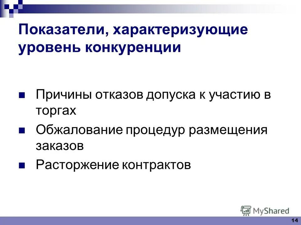 причины конкуренции
