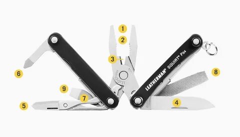 Portachiavi Multifunzione Squirt ® PS4 Leatherman.