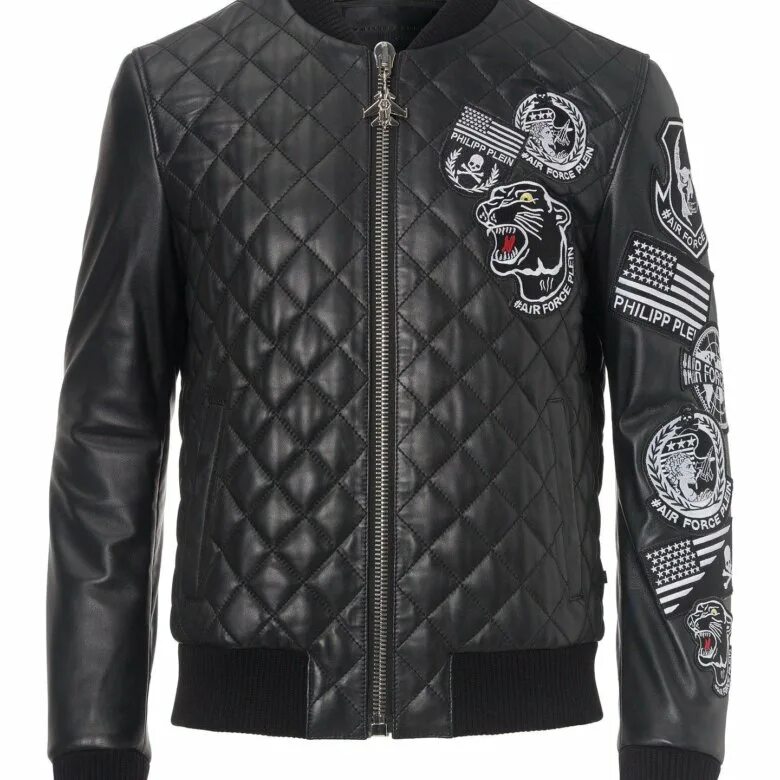 Мужская куртка philipp. Кожанка Philipp plein мужская. Philipp plein Leather Jacket.