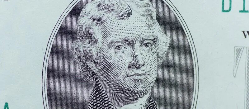 Джеффри Джефферсон банкнота. Thomas Jefferson interesting facts.