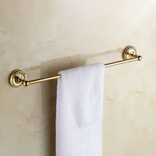 Держатель для полотенец золото