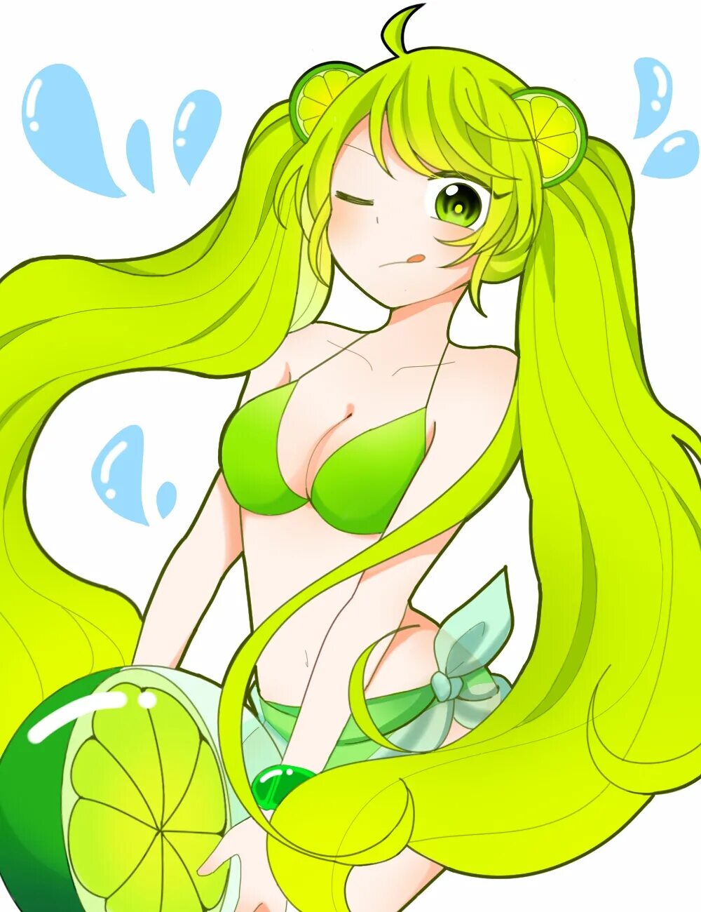 Lime cookie