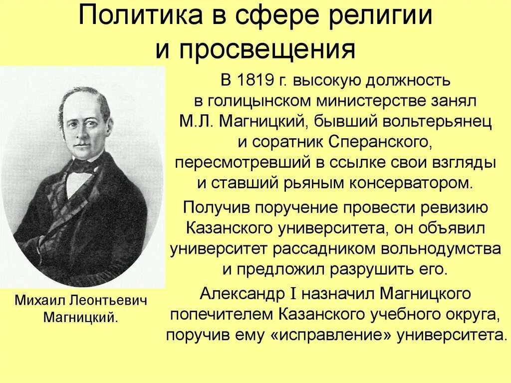 Магницкий Казанский университет. Магницкий 1812. Ревизией Магницкого. Кто был первым попечителем оренбургского учебного