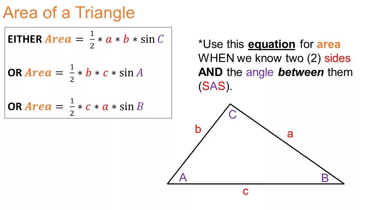 Area of triangle formula. How to find area of triangle. Triangle formulas. Area of triangle. How to find area of triangle.