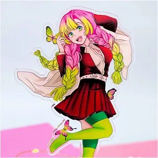 Фигурка акриловая Мицури Канродзи  Mitsuri Kanroji Аниме Клинок, рассекающ...