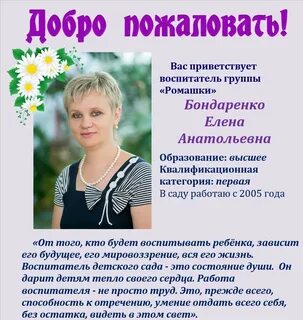 Основы воспитателя детского сада
