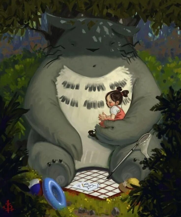 Collection of works by totoro on. Приключения тоторо. tonari no totoro.