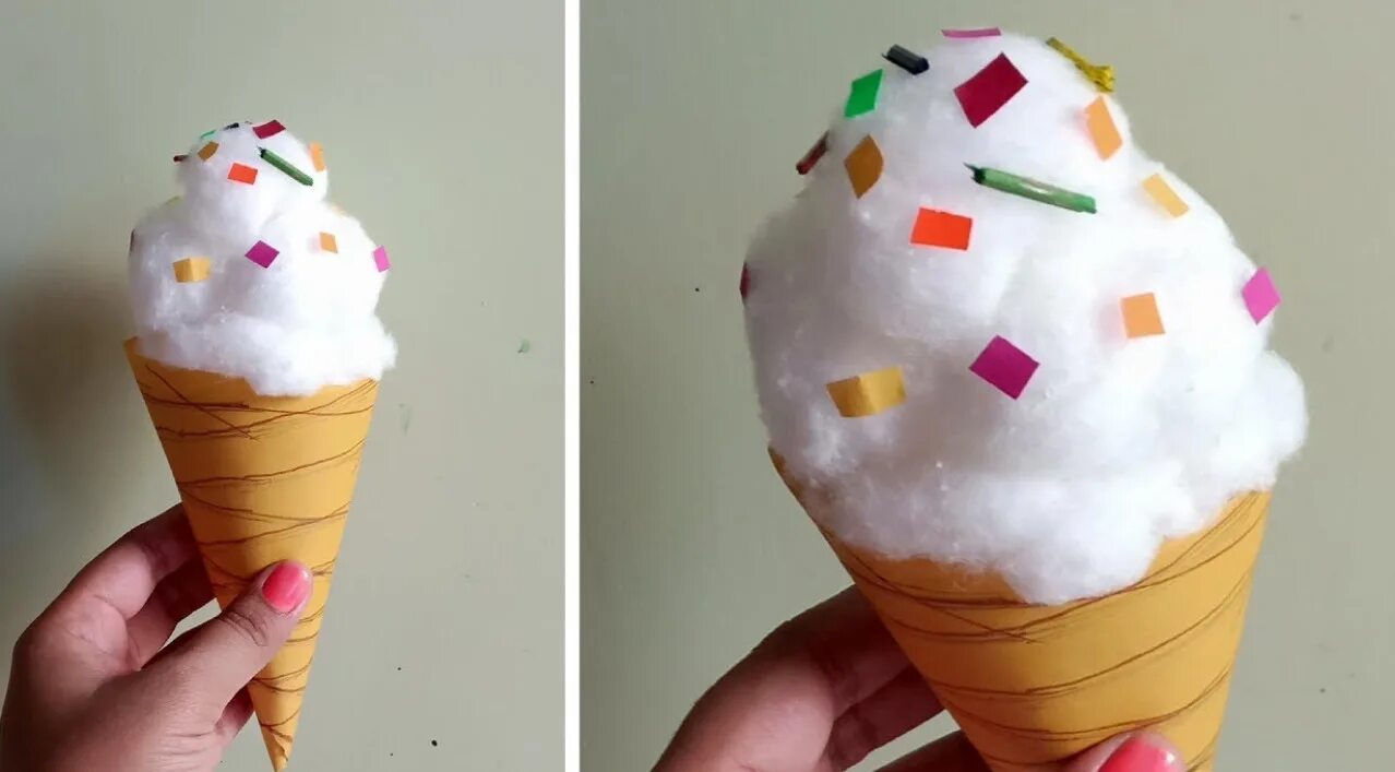 Мороженое ребенку сделать. Поделка мороженое. Поделка мороженое для детей. Мороженое ребенку сделать. Мороженое из картона.