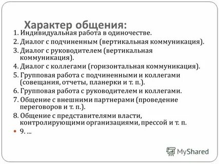 Социальный характер коммуникации