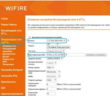Wifire роутер