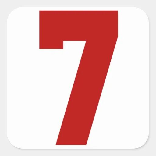 Модель числа 7