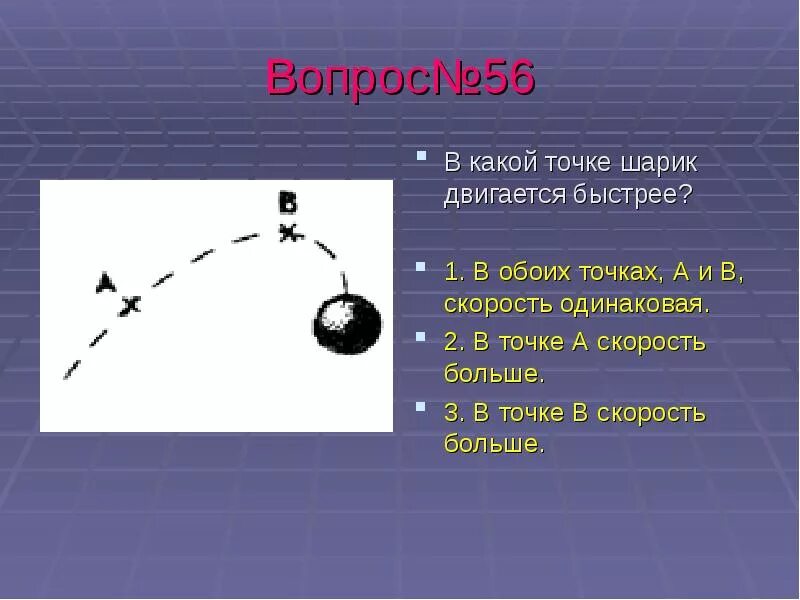 В какой точке шарик двигается быстрее. Металлический шарик двигается по точкам. Шара точка токарная. Шарик двигается по пути. Движется легкий шарик