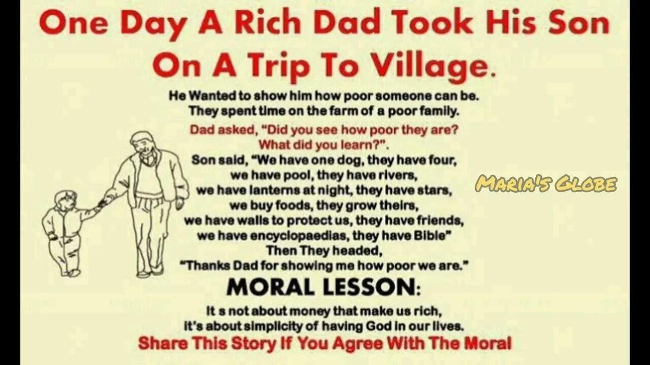 A rich dad took his son on a trip to a village illustration. A rich dad took his son on a trip to a village. Daddy. Боди yes. Sorry daddy.