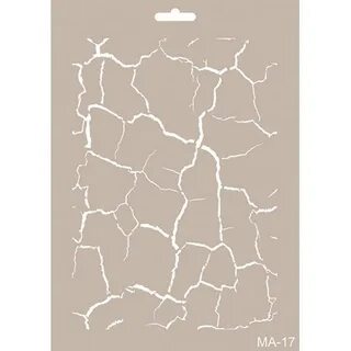 Силиконовый трафарет камень